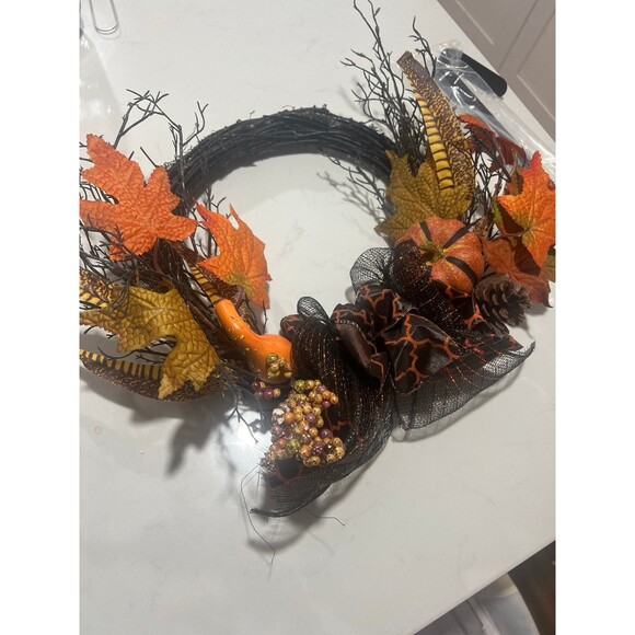 Fall Harvest Wreath Decor - Picture 3 of 3